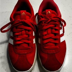 Adidas Men’s Orange Suede Classic Sneakers